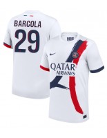 Paris Saint-Germain Bradley Barcola #29 Vieraspaita 2024-25 Lyhythihainen